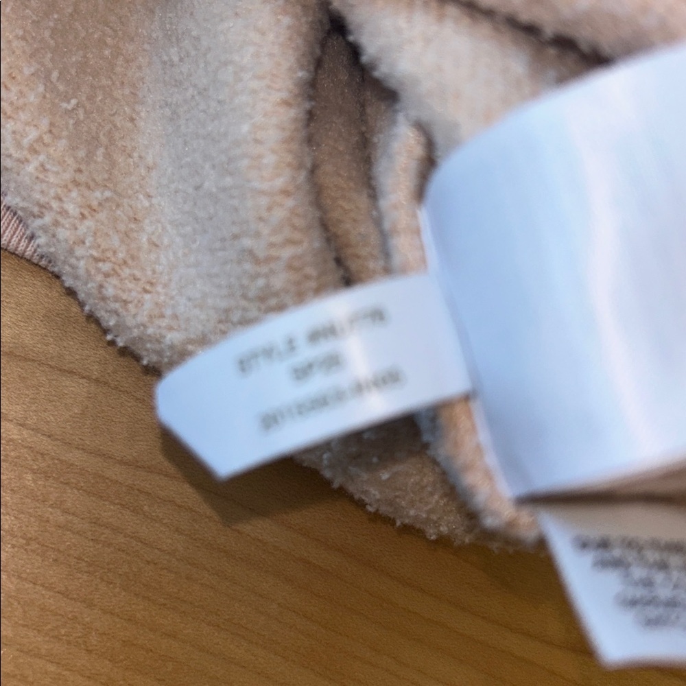 Madewell Relaxed Mockneck Cropped Sweatshirt Pale Blush Women’s Small - Picture 8 of 12